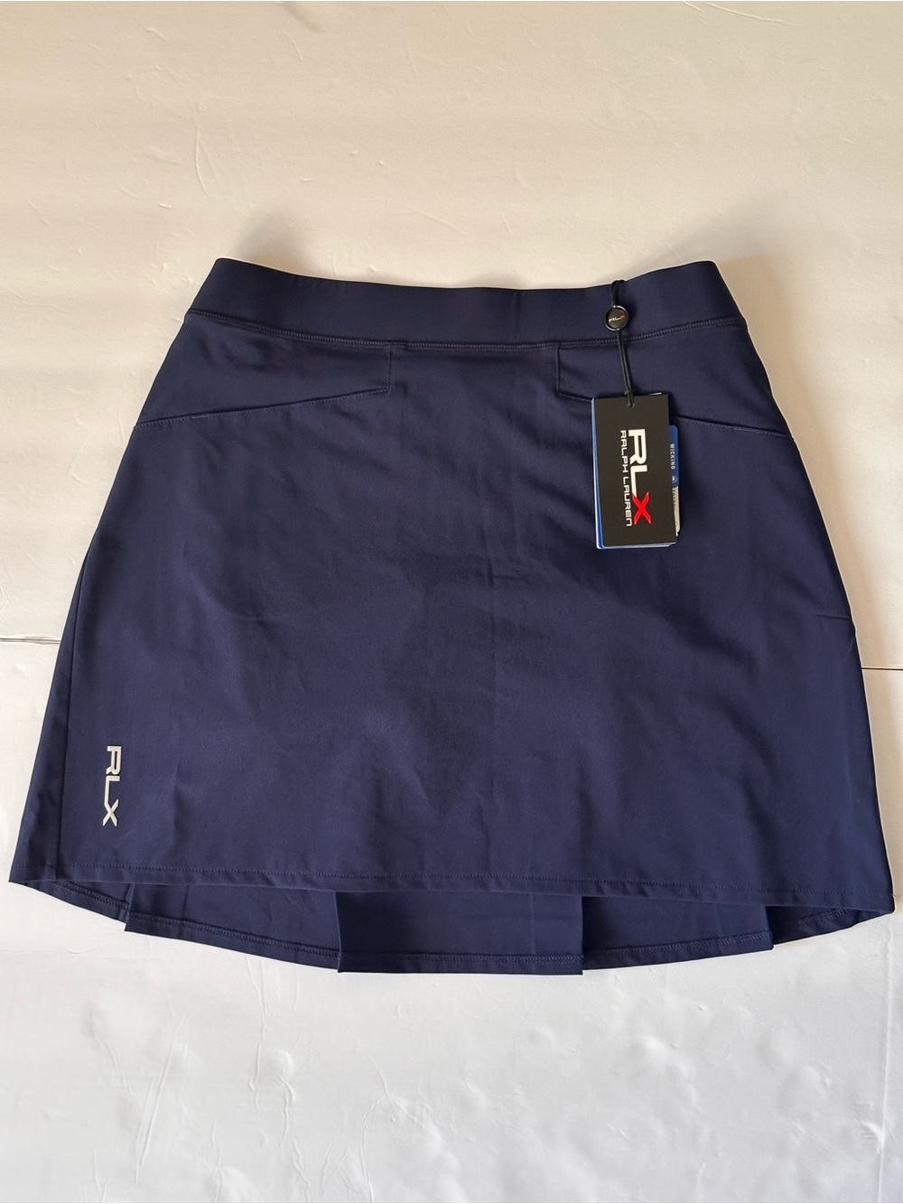 NWT RLX Ralph Lauren Women's Navy Blue Golf Skort / Tennis Skirt (Size XS) - Str - Picture 1 of 7